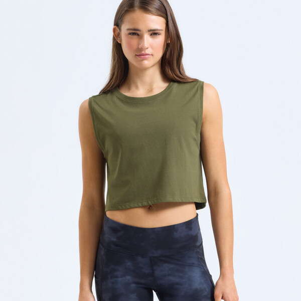 Women’s TriDri® organic crop tank Thumbnail