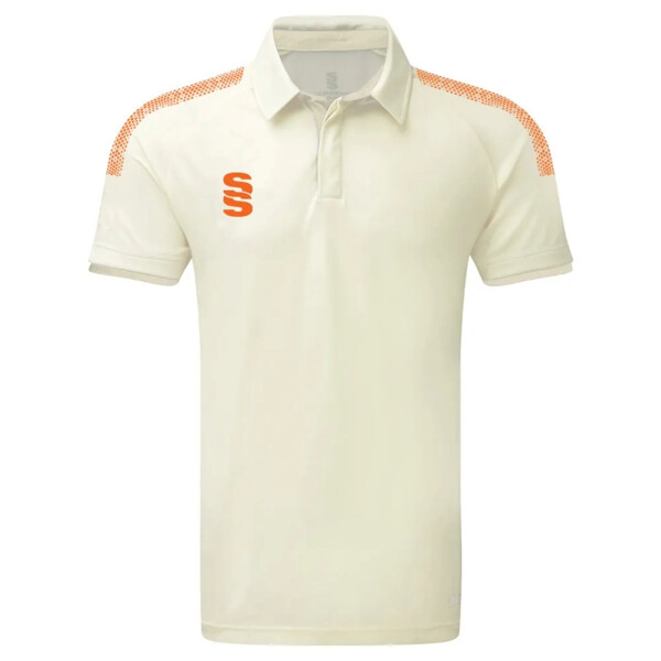 Stuart Surridge Dual Short Sleeve Cricket Shirt Dots Print - Womens Thumbnail